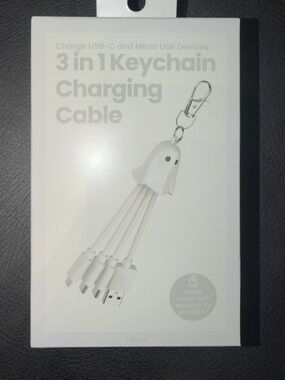 Spooky 3 in 1 Ghost Charging Cable